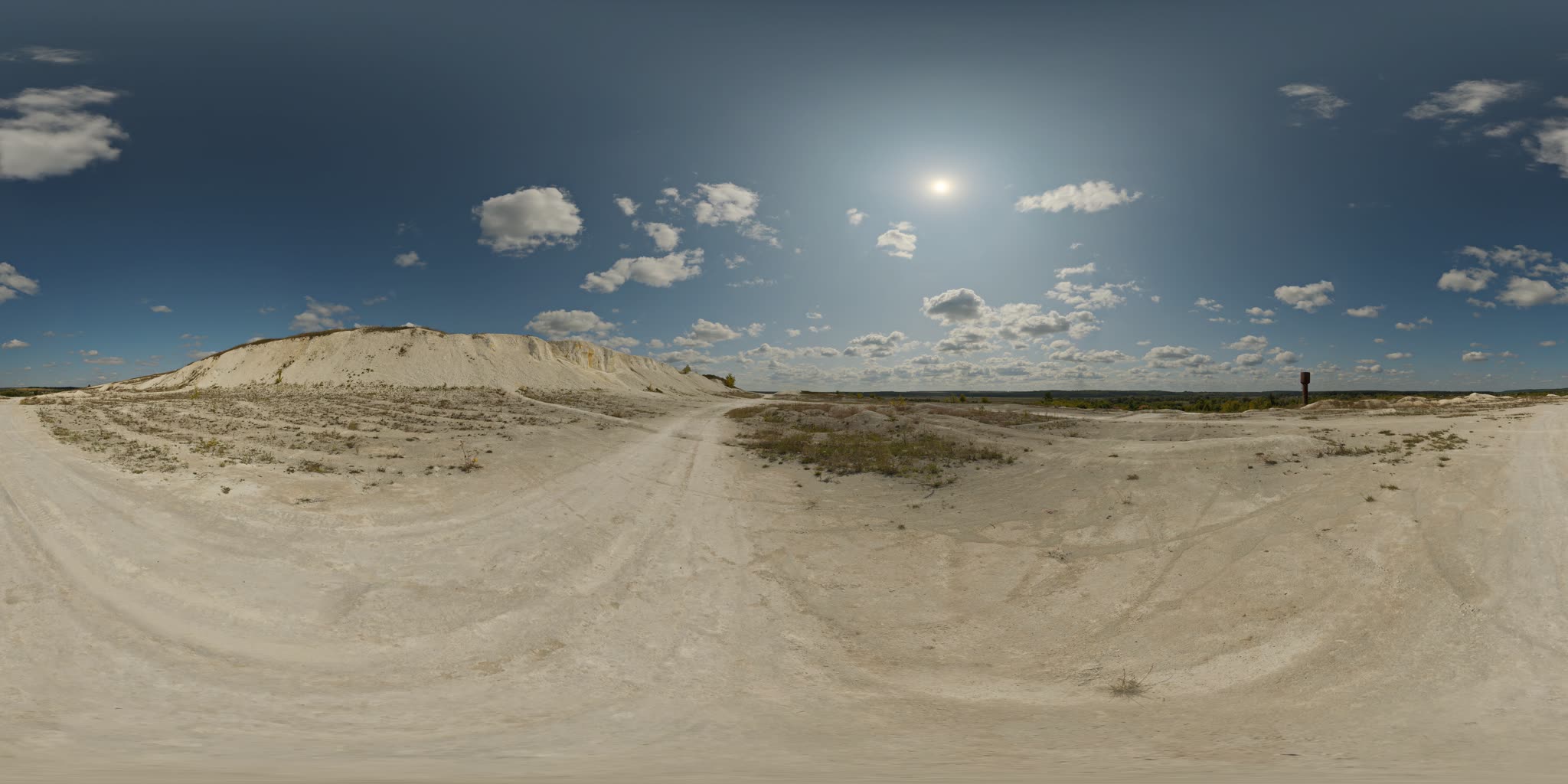 Open-pit site — Open-pit working face